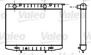 VALEO 732490 Radiator, engine cooling